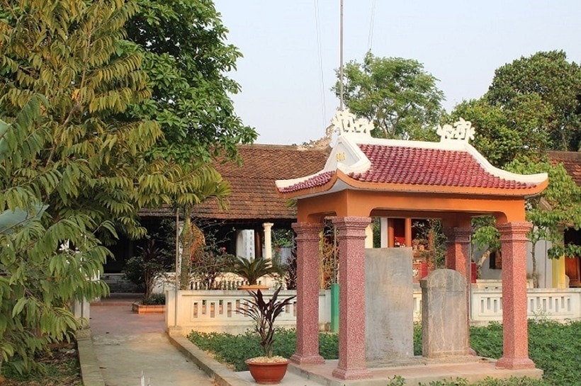 Nơi phụng thờ Tế tửu Lê Nguyên Trung tại làng Trung Cần. Ảnh: Giáo dục Thủ đô