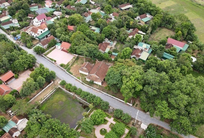 Làng Trung Cần. Ảnh: Chất lượng & Cuộc sống