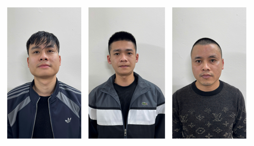 Các đối tượng bị khởi tố. Ảnh: Công an tỉnh Quảng Ninh.