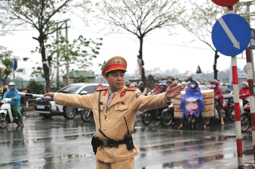 Giao thông tại cửa ngõ phía Nam ổn định, không xảy ra ùn tắc.