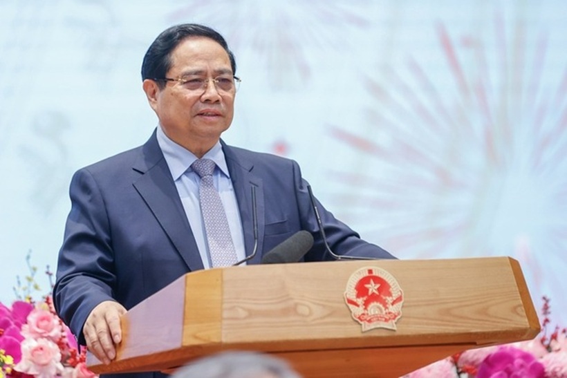 Thủ tướng Phạm Minh Chính phát biểu tại hội nghị (Ảnh: VGP).