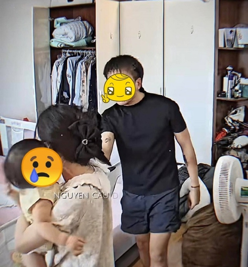 Clip được người phụ nữ tên P.N. trích xuất camera đăng tải lại.