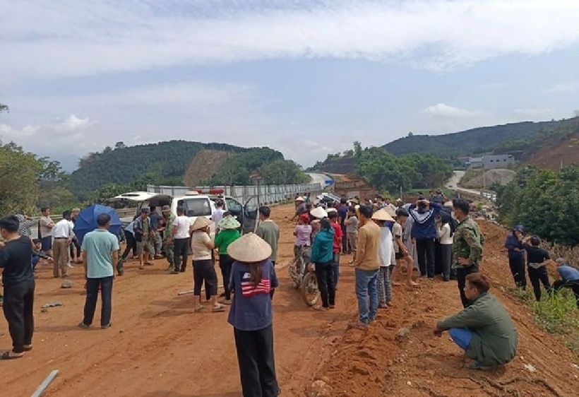 Hiện trường vụ tai nạn. Ảnh: Báo Lao động.