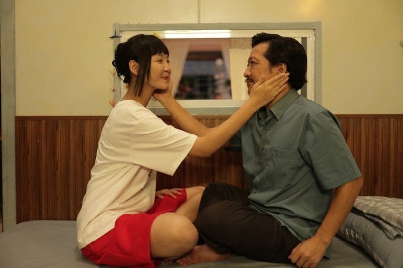 Diễn viên Minh Anh và Trường Giang trong phim  Nhà Ba Tôi Một Phòng.