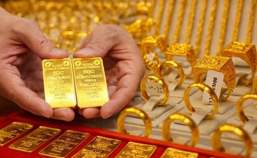 Giá vàng hôm nay (27/2): Giá vàng trong nước đồng loạt giảm. (Ảnh minh họa)