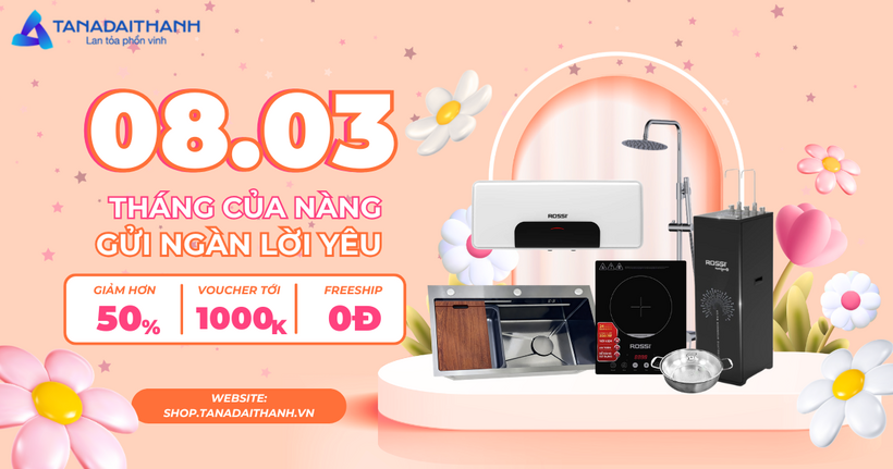 Các thiết bị gia dụng thiết thực đang trở thành xu hướng trong lựa chọn quà 8.3 (Ảnh: Tân Á Đại Thành)