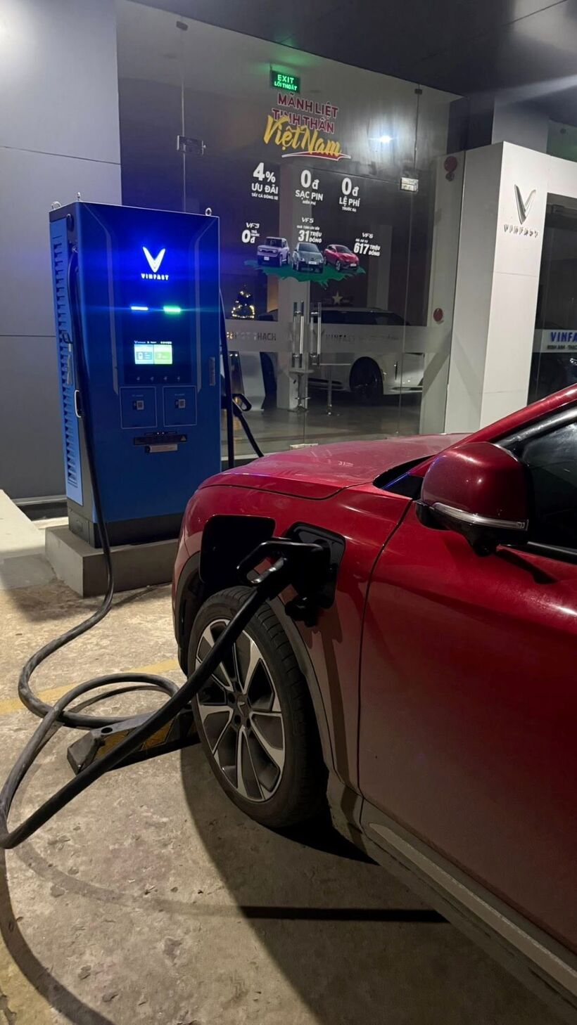 Anh Tú cho rằng các trạm sạc V-Green hiện đã phủ rộng các tuyến cao tốc và nội thành Hà Nội.