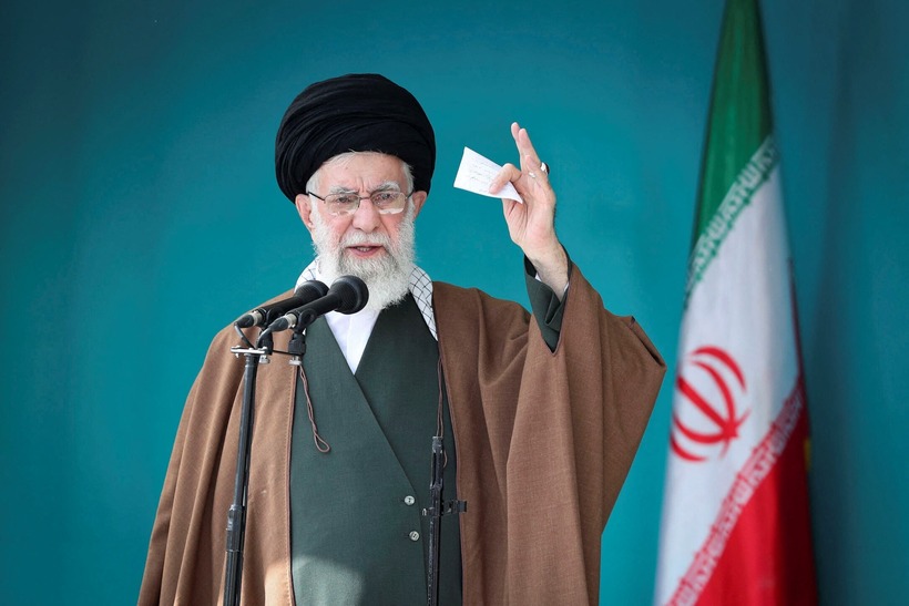 Lãnh tụ Tối cao Iran Ali Khamenei. Ảnh: Reuters