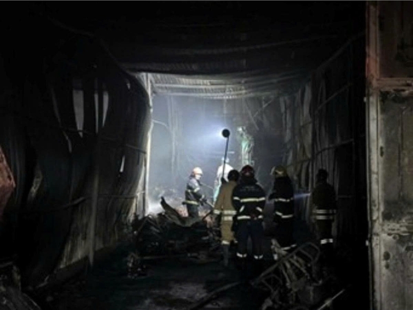 Vụ cháy không gây thiệt hại về người. Ảnh: Công an TP Hà Nội.