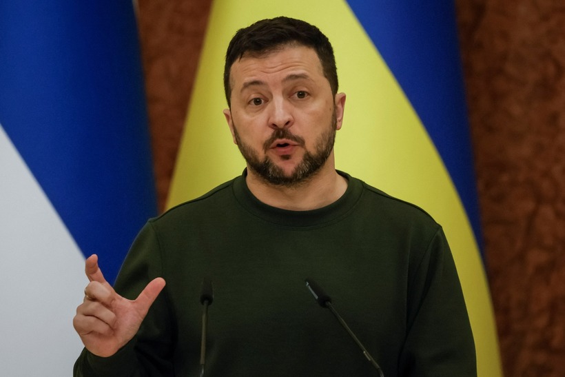 Tổng thống Ukraine Volodymyr Zelensky. Ảnh: Reuters