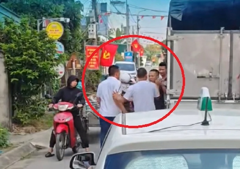 Hiện trường xảy ra vụ việc.