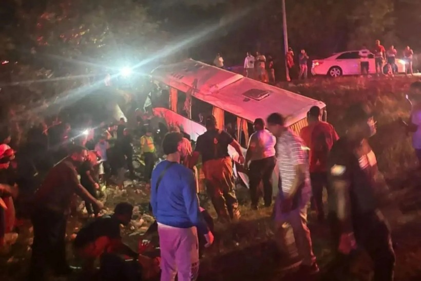 Hiện trường vụ tai nạn. Ảnh: The Sun