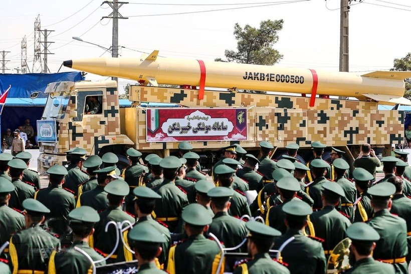 Tên lửa Kheibar Shekan của Iran. Ảnh: VietNamNet