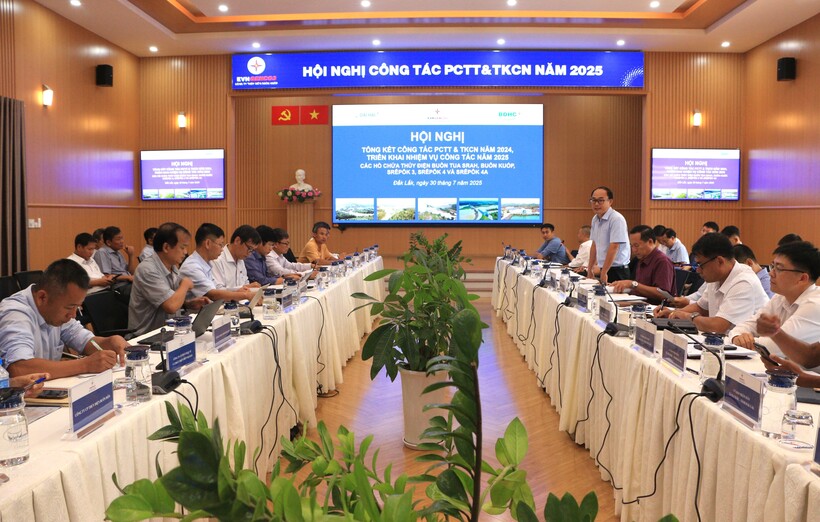 Quang cảnh Hội nghị công tác PCTT&TKCN năm 2025