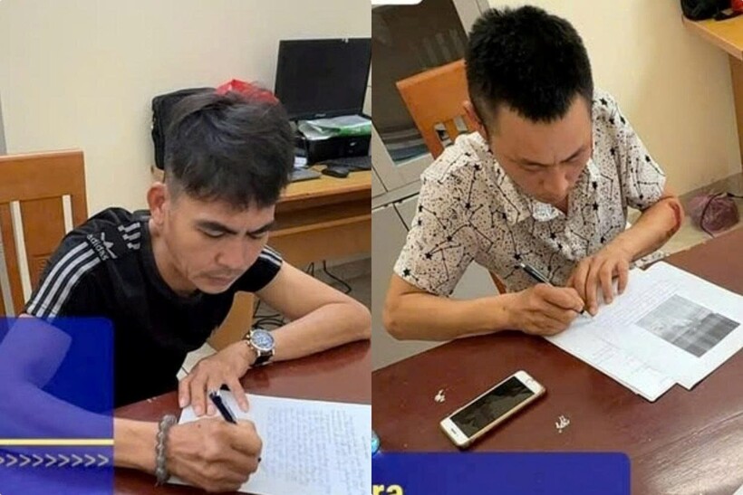 Các trường hợp vi phạm trật tự an toàn giao thông bị xử lý. Ảnh: Công an TP Hải Phòng.