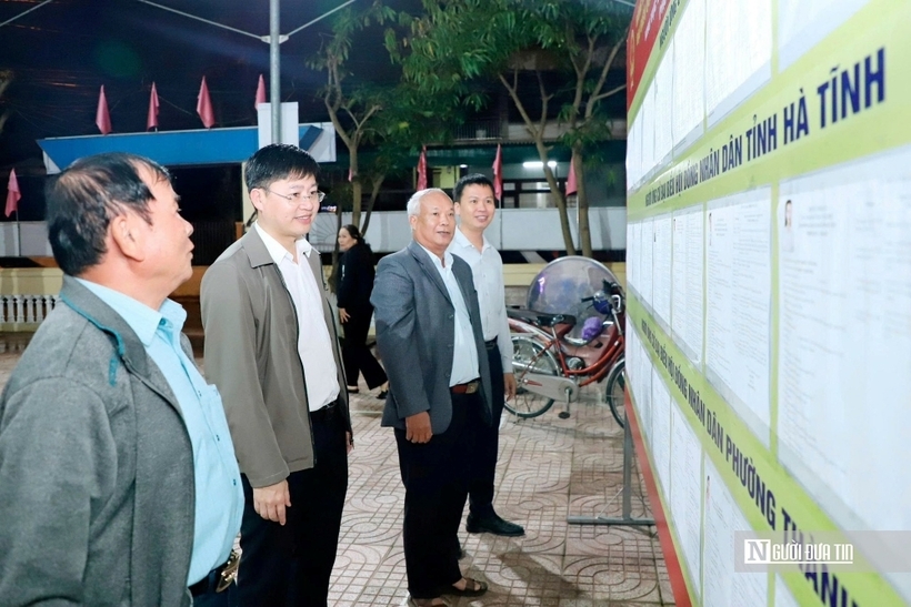 Danh sách cử tri đã được niêm yết tại các khu vực bỏ phiếu, nhà văn hóa thôn và các địa điểm công cộng.