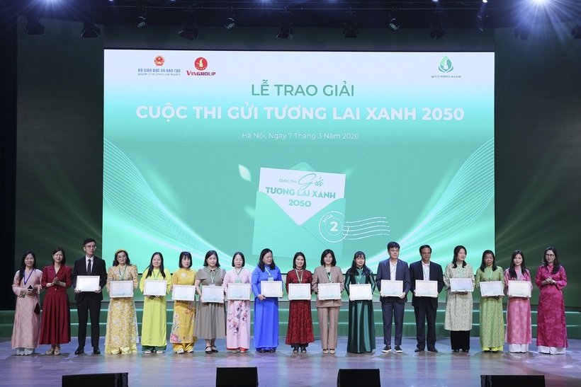 Sự tham gia của các trường từ nhiều tỉnh, thành cho thấy sức lan tỏa sâu rộng của cuộc thi trong việc đưa mục tiêu phát triển bền vững vào nhà trường. Ảnh: BTC.