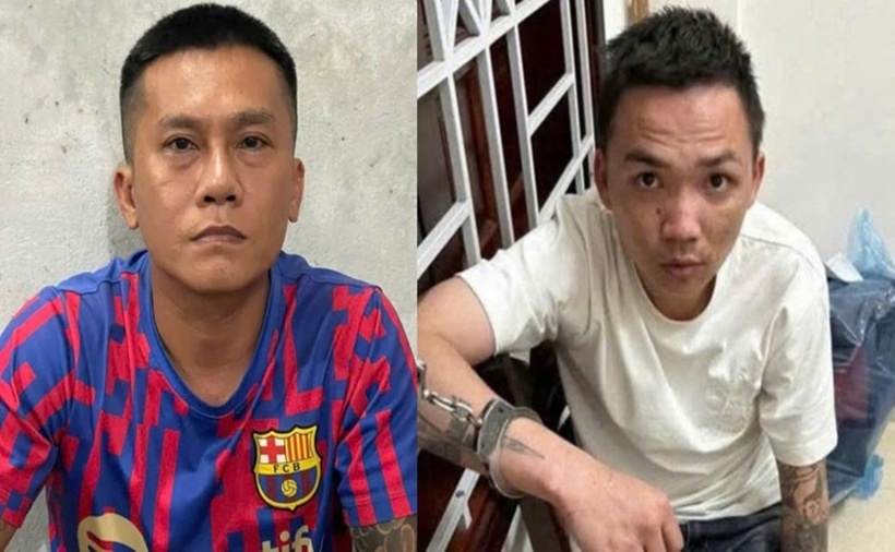 Hai đối tượng Phạm Anh Tài và Lê Văn Ân. (Ảnh: Công an nhân dân)