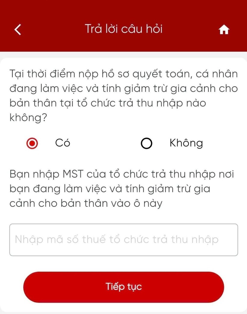 10 bước thực hiện quyết toán thuế thu nhập cá nhân trên eTax Mobile năm 2026 - 3