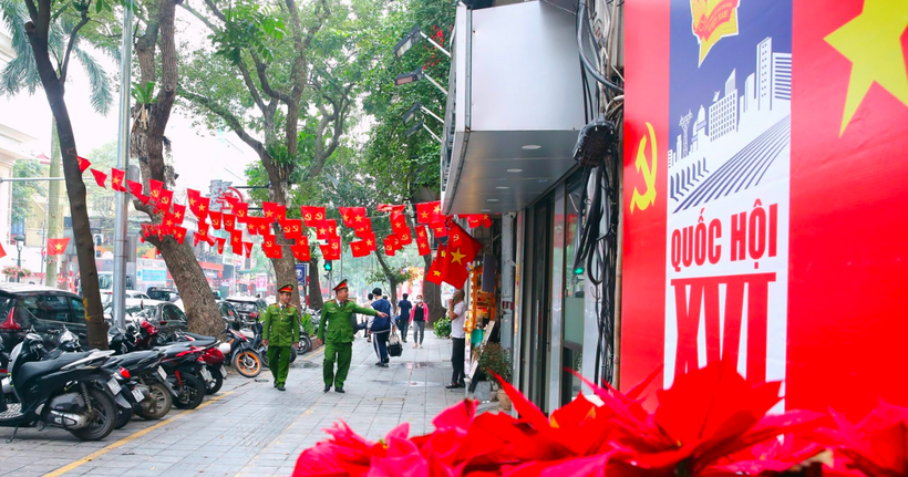 Công an Hà Nội chủ động bảo đảm tuyệt đối an ninh, an toàn cho bầu cử Quốc hội khóa XVI - 1