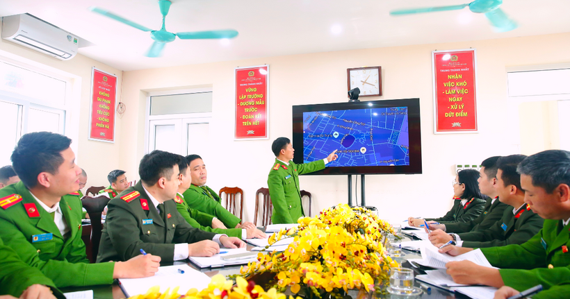 Công an Hà Nội chủ động bảo đảm tuyệt đối an ninh, an toàn cho bầu cử Quốc hội khóa XVI - 3