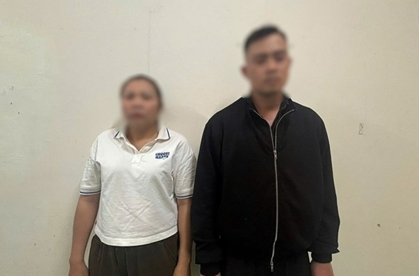 Các đối tượng trong đường dây bán số lô, số đề. Ảnh: Lao động