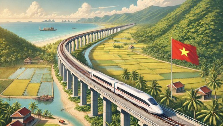Đường sắt tốc độ cao Bắc - Nam là một trong những nhiệm vụ đầu tư hạ tầng giao thông quan trọng trong giai đoạn 2026 - 2030