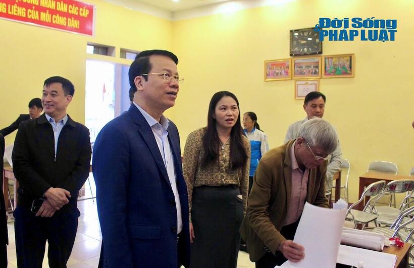 Ông Dương Văn Lượng, Ủy viên Ban Chấp hành Đảng bộ tỉnh, Phó Chủ tịch UBND tỉnh Thái Nguyên làm Trưởng Đoàn kiểm tra công tác chuẩn bị bầu cử đại biểu Quốc hội khóa XVI và đại biểu HĐND các cấp, nhiệm kỳ 2026 - 2031 tại các phường Tích Lương, Gia Sàng
