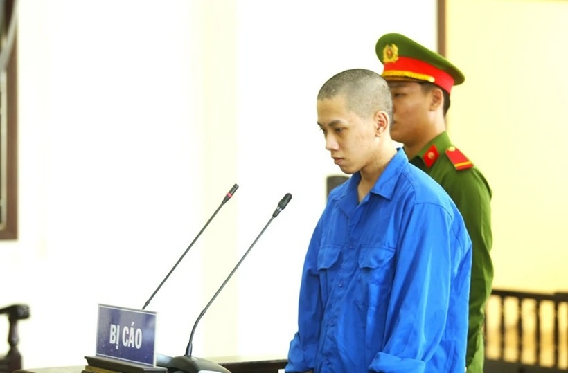 Lâm Hiếu Tài tại phiên tòa xét xử. Ảnh: Pháp luật TP.HCM