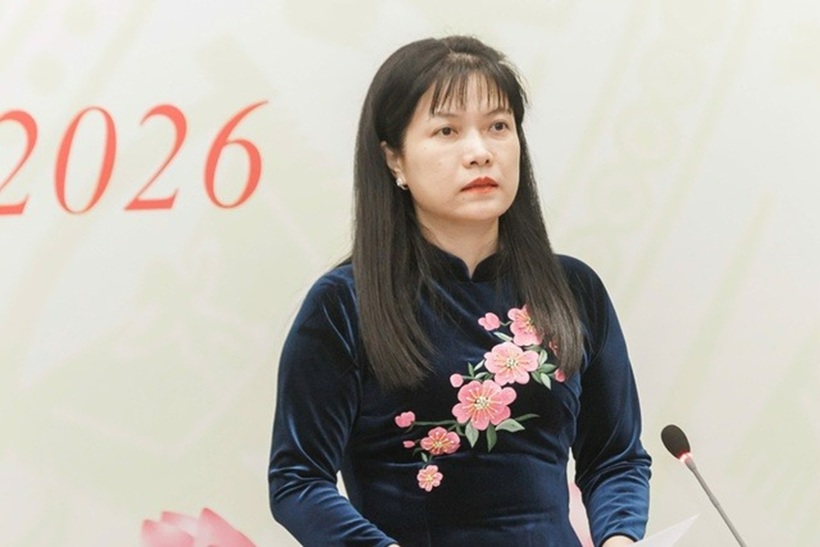 Bà Tạ Thị Yên - Phó Chủ nhiệm Ủy ban Công tác đại biểu, Phó chánh Văn phòng Thường trực Văn phòng Hội đồng Bầu cử quốc gia (Ảnh: Quang Vinh).