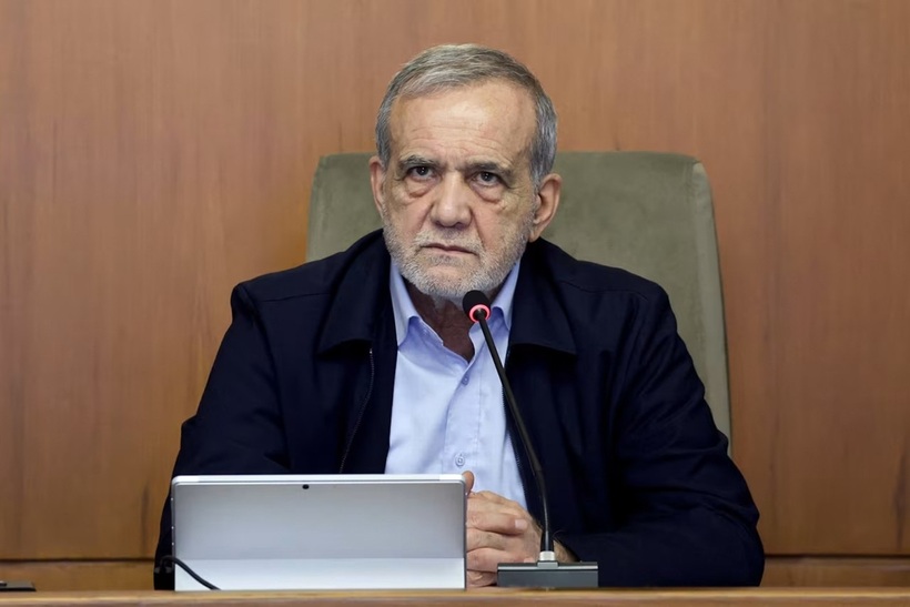 Tổng thống Iran Masoud Pezeshkian. Ảnh: Anadolu