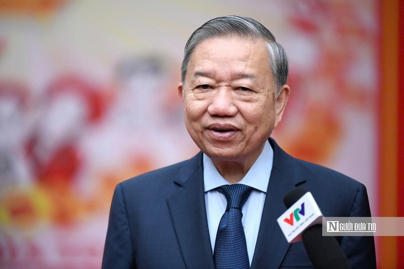 Tổng Bí thư Tô Lâm trả lời phỏng vấn các cơ quan thông tấn báo chí.