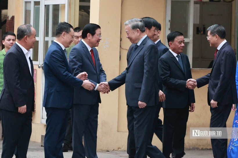 Tổng Bí thư Tô Lâm bỏ phiếu bầu cử tại Hà Nội - 3