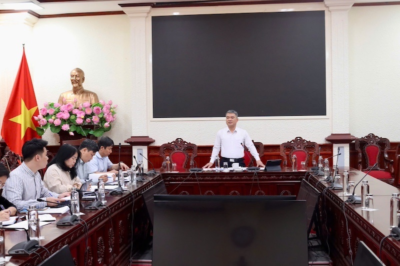 Toàn cảnh buổi làm việc. (Ảnh: Bộ Tư pháp)