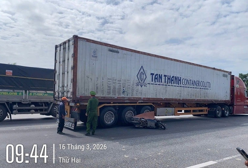 Hiện trường vụ tai nạn. Ảnh: Báo Công lý.