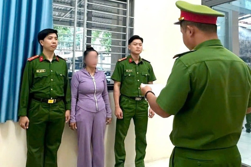 Bà Thảo bị cơ quan điều tra bắt tạm giam vì hoạt động mại dâm ở Tây Ninh. Ảnh: Dân Trí