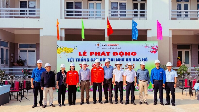 Công ty Nhiệt điện Uông Bí phát động “Tết trồng cây đời đời nhớ ơn Bác Hồ” Xuân 2026 - 5