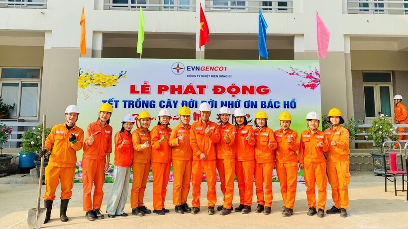 Công ty Nhiệt điện Uông Bí phát động “Tết trồng cây đời đời nhớ ơn Bác Hồ” Xuân 2026 - 6