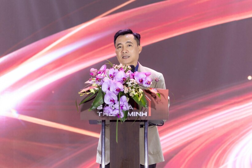Ông Đỗ Thanh Hải - Phó Tổng Giám đốc Đài Truyền hình Việt Nam chia sẻ tại sụ kiện