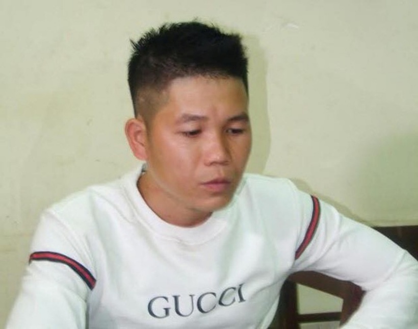 Nguyễn Quang Hưng tại Cơ quan Công an. (Ảnh: Dân trí)