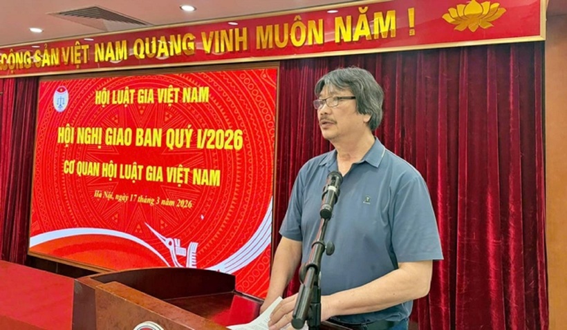 Ông Lương Mai Sao - Trưởng ban Tổ chức, Hành chính thông tin về kết quả công tác Quý I.