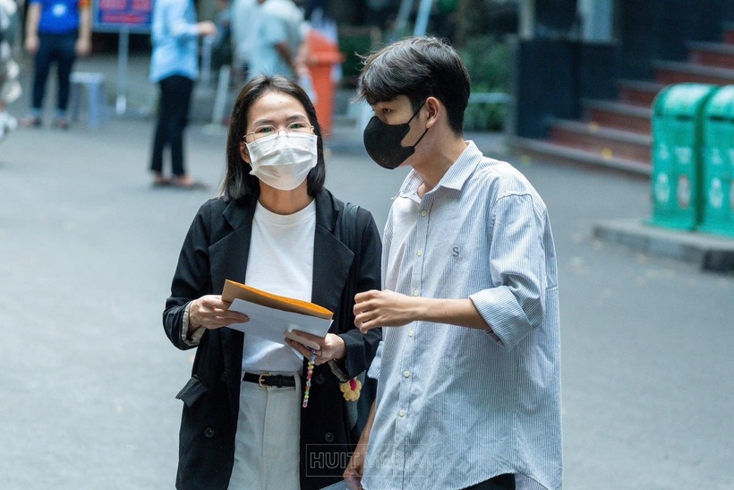 Sinh viên Trường Đại học Công thương TP.HCM. Ảnh: HUIT