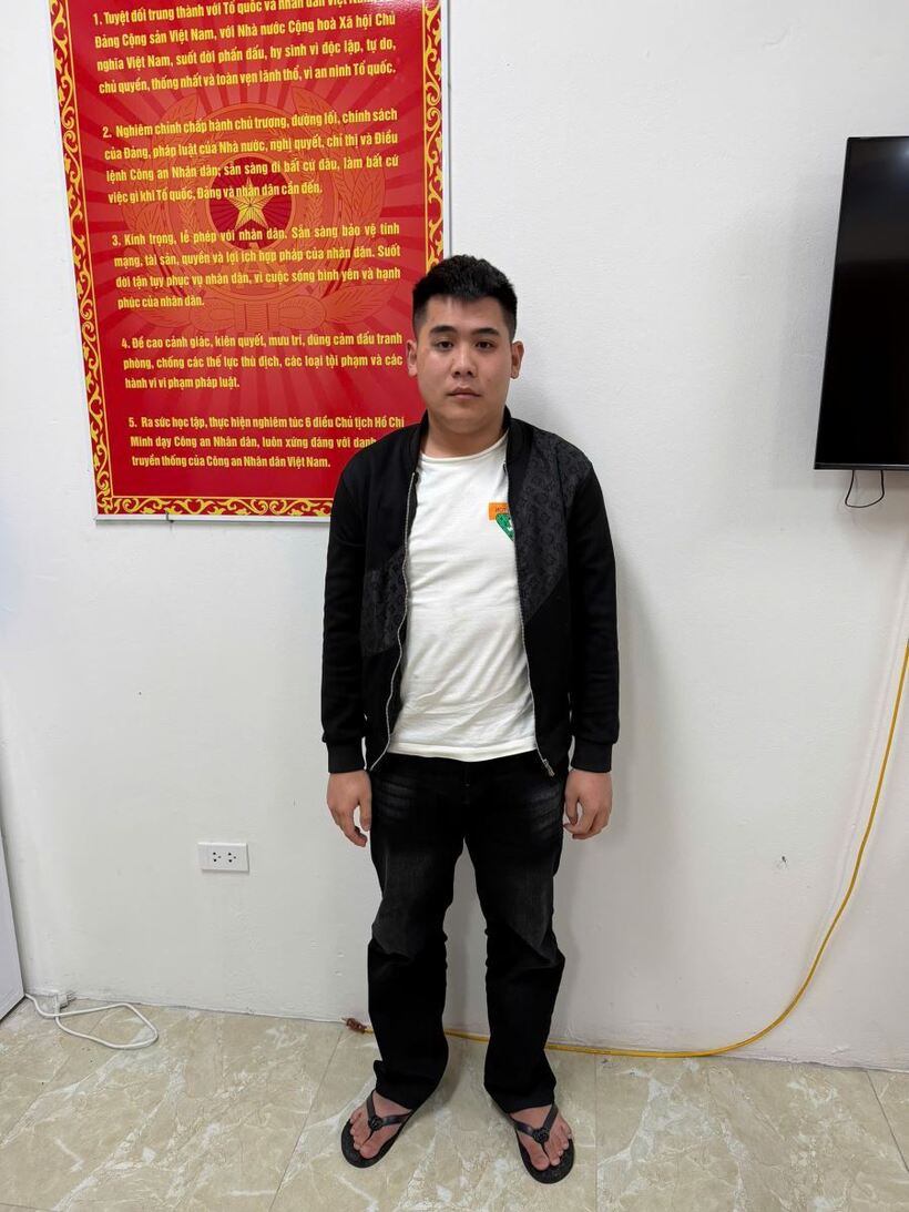 Đối tượng Nguyễn Ngọc Long tại Cơ quan Công an
