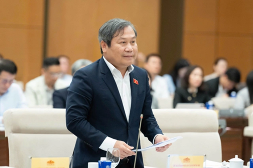 Chủ tịch UBND thành phố Hà Nội Vũ Đại Thắng (Ảnh: Media Quốc hội).