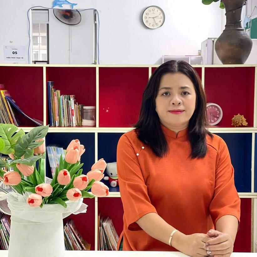 Chuyên gia giáo dục Vũ Thị Thu Hương.