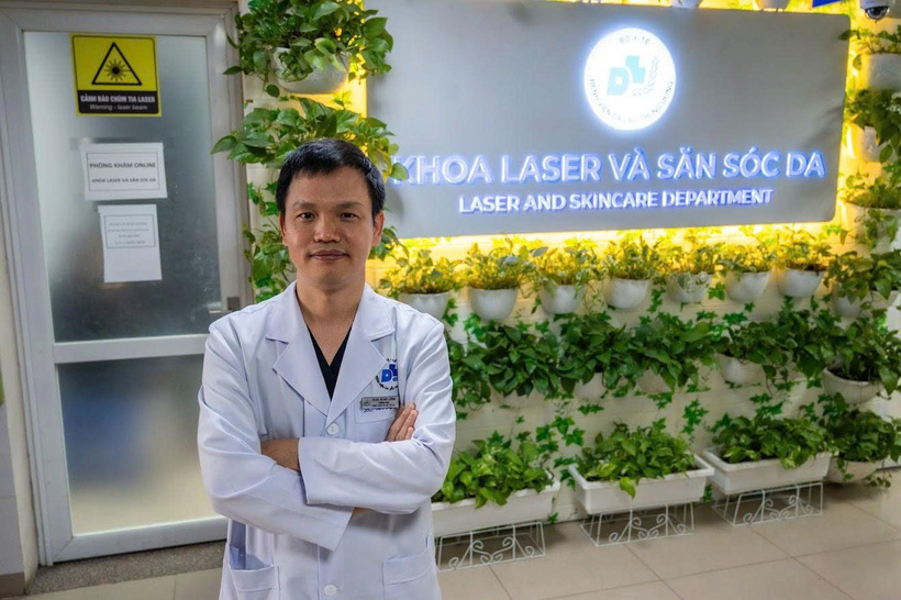 TS.BS Vũ Huy Lượng, Trưởng khoa Laser và Săn sóc da, Bệnh viện Da liễu Trung ương