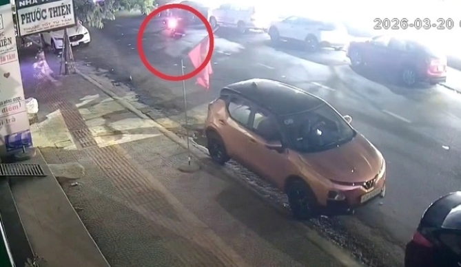 Hiện trường vụ tai nạn. Ảnh: Thanh niên