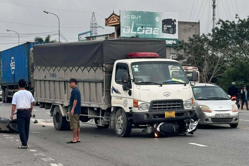 Hiện trường vụ tai nạn. Ảnh: Dân Trí