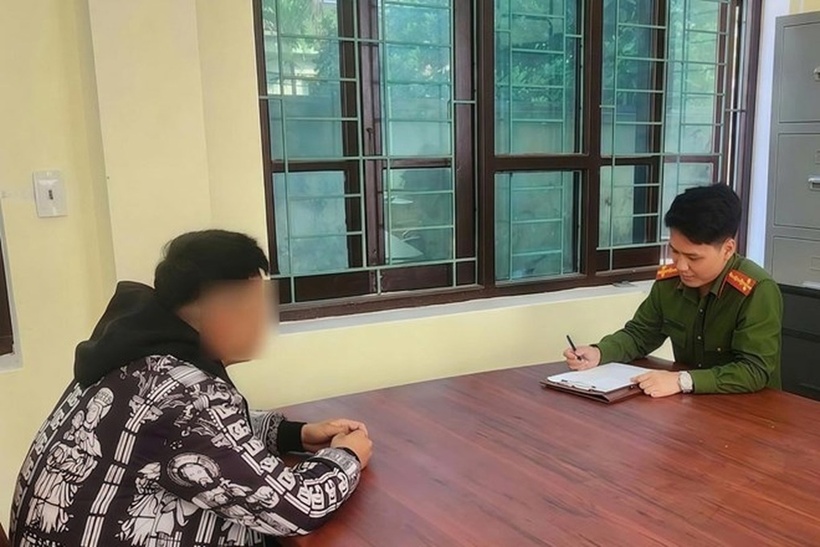 Nam thanh niên mang xe đi cầm cố rồi báo bị cướp xe. Ảnh: Dân trí