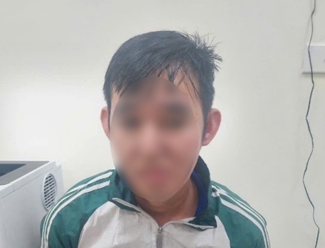 Đối tượng Lê Hoàng Minh. Ảnh: Cổng thông tin điện tử Công an tỉnh An Giang